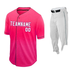 Nuevos Conjuntos de Uniformes de Béisbol Personalizados de Alta Calidad Hechos a Medida 100% Poliéster Transpirable Ropa de Béisbol y Sóftbol Color Personalizado - Product Image 5