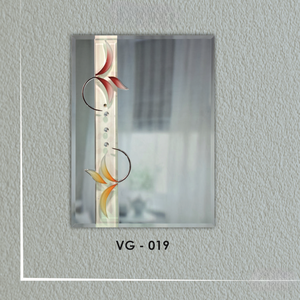 Premium Quality V-Groove Design <b>Mirror</b> Frameless Wall-Mounted Art Decor Style - Product Image 4