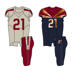 Diseña Tu Propio Uniforme de Fútbol Americano, Material de Poliéster, Ligero, Transpirable, Diseño Único - Product Image 4