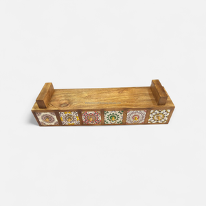 Boîte de rangement en bois à 6 tiroirs empilable pour petits objets, rangement vertical et horizontal, pour bijoux, médicaments - Product Image 5