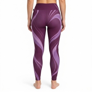 Premium Women <b>Legging</b> Soft Polyester Spandex Fabric High Stretch Comfortable Fit Breathable Construction Workout Clothing OEM - Product Image 2