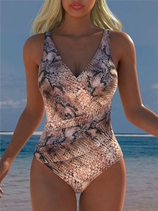 Nuevo Bikini de Una Pieza Personalizado, Sublimado, de Color Sólido, sin Espalda, de Alta Calidad, para Mujer, Ropa de Playa 2026 - Product Image 6
