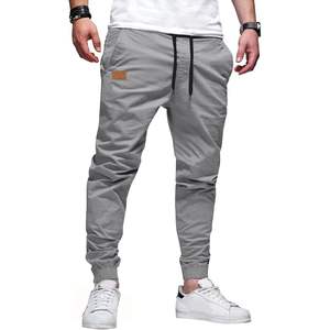 2025 pantalons de jogging décontractés sportifs pour hommes et shorts Cargo en polyester tissé avec fermeture à cordon de serrage à la taille élastique pour l'entraînement - Product Image 4