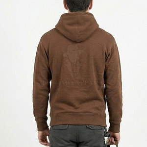 Nueva llegada: Sudaderas con capucha de algodón mezclado con estampado puff para hombre y mujer, diseño con bolsillo. - Product Image 2