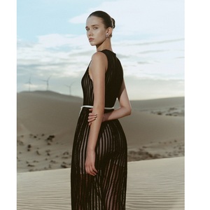 Vestidos de Mujer al por Mayor, Elegantes, con Soporte ODM, Vestidos LUNAIRIS, Vestidos Maxi sin Mangas, Corte Recto, Ajuste Suave, Casuales - Product Image 1