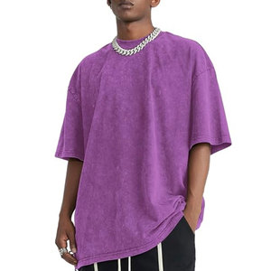 Camiseta de Estilo Moderno con Lavado Ácido, 100% Algodón, Transpirable, Informal, para Verano, de Alta Calidad - Product Image 1