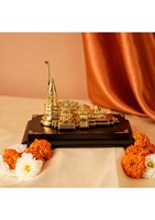 Décoration Religieuse Exclusive en Or 24K pour le Temple Shri Ram Mandir Ayodhya, Design Minimaliste, Décoration de Table pour la Maison, Mariage Haut de Gamme