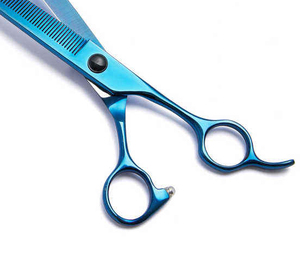 High Quality Customized Stainless Steel Pet Grooming Curved Thinner Thinning Shears - Product Image 4