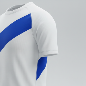 ชุดฟุตบอลแบบยูนิเซ็กซ์พร้อมกางเกงขาสั้น ชุดแข่งขันสองชิ้น ชุดฟุตบอลแห้งเร็ว ชุดกีฬา รับผลิตตามแบบ OEM - Product Image 5