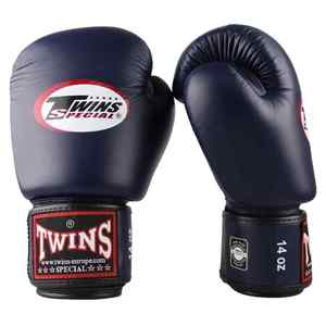 นวมชกมวยหนังวัวแท้ทำมือ Twins Muay Thai สำหรับฝึกซ้อมมืออาชีพ ระบายอากาศได้ดี ซับเหงื่อได้ดี - Product Image 3