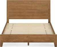 Lit d'hôtel moderne, durable, écologique, pliable, en bois de manguier massif, avec support à 3 pieds |   Modèle artisanal Pindel disponible en OEM PH-HB-0002