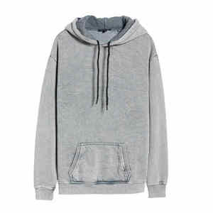 Sudadera con Capucha Gris para Hombre, Corte Regular, Algodón French Terry, con Bolsillo, Estilo Casual para Otoño - Product Image 5