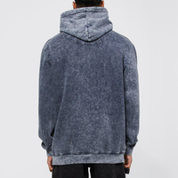 Bahan Ideal Untuk Pakaian Kasual Streetwear Pria Hoodie Acid Wash Ringan Sweatshirt Oversize Lembut Nyaman Dicuci