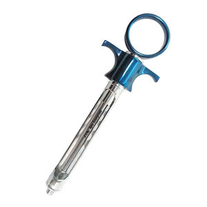 Jeringa de aspiración dental manual azul de tipo presión cuantitativa para instrumentos médicos y quirúrgicos - Product Image 1