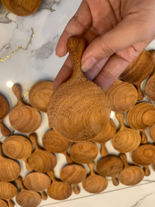 ช้อนไม้สักแกะสลักด้วยมือ คอลเลคชั่นใหม่ 2026 สำหรับห้องครัว โต๊ะอาหาร งานเลี้ยง โดย 99 โกลด์ ดาต้า - Product Image 6