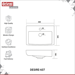 Gran Oferta en Lavabos de Pared de Diseño Único y Calidad Superior, de Cerámica Blanca, para Uso Doméstico y Hotelero - Product Image 3