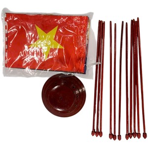 Bandera de Escritorio de Vietnam, Roja con Estrella Amarilla, Material de Poliéster, Diseño Duradero para Exhibición en Interiores - Product Image 5