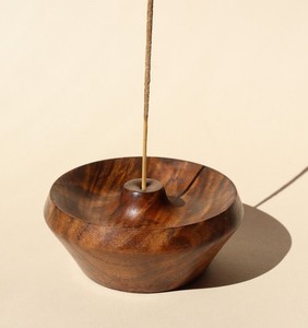 Geometric Wooden Incense Holder Bowl Decorative Incense Stick Burner Ash Catcher <b>Tray</b> For Meditation Yoga Home Decor & Gifting - Product Image 2