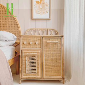 Meubles en rotin tressé à la main au design moderne pour chambre d'enfant et salon, décoration de crèche, meubles en osier naturel 2026 pour chambre de bébé - Product Image 3