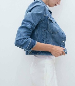 Chaquetas Vaqueras de Moda para Mujer, Personalizadas, de Alta Calidad, Color Sólido, Estilo Vintage, Lavadas, Transpirables, de Algodón, Acolchadas, para Otoño - Product Image 3