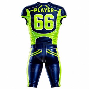 Conjunto de Uniforme de Fútbol Americano Personalizado 2026, Último Modelo, Jersey y Pantalones, Diseño por Sublimación, Ropa Deportiva Resistente para Equipos, Fabricante - Product Image 3
