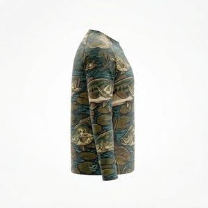 Vêtements de pêche personnalisés à manches longues, chemise de pêche à séchage rapide pour homme, jersey d'été UPF50+, chemise de pêche à manches longues - Product Image 3