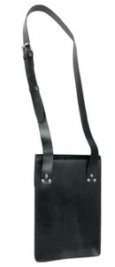 Sac bandoulière noir en similicuir Crazy Horse imperméable pour ordinateur portable, sacoche de messagerie en cuir reproduction, sac à dos de bureau - Product Image 4