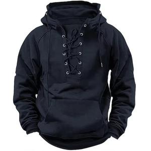 Sudaderas con Capucha Personalizadas con Logotipo, para Hombre, Invierno, 100% Algodón, Ecológicas, Transpirables, Resistentes al Viento, Color Sólido, 300g, Forro Polar, Nueva Llegada 2026, Venta al Por Mayor - Product Image 1