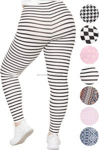 Femmes et grande taille Oh So Soft Knee & Full Length Leggings avec imprimés Tailles adultes S-7X 95% Polyester, tissu Spandex 5% - Product Image 4