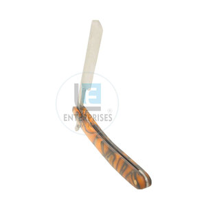 Heavy Duty Men's Stainless Steel Wood Handle <b>Straight</b> Shaving <b>Razors</b> for Face & Barber Shop Use - Product Image 4