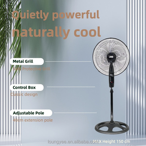 Ventilador eléctrico de metal de alta eficiencia de 18 pulgadas, funcionamiento silencioso y oscilación amplia para refrigeración interior - Product Image 2