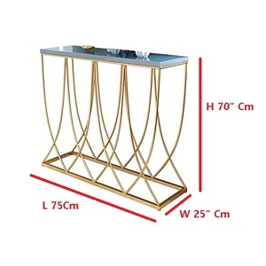 Stylish Modern Convertible Stainless Steel Wood <b>Console</b> <b>Table</b> Leg Folded Wall Cabinet Custom Colors Multi-Functional Hotel Villa - Product Image 6