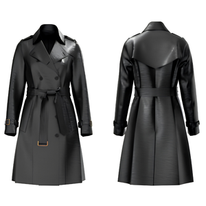 Gabardina de Cuero Genuino Impermeable, Ropa de Invierno Personalizada, Fabricante Mayorista de Marca Privada - Product Image 6
