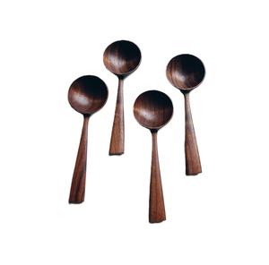 Cuillères en bois à manche court pour lait en poudre et crème glacée, idéales pour les cadeaux d'affaires – Vente en gros d'accessoires de cuisine modernes - Product Image 3