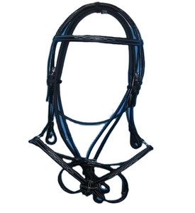 Bridon de cheval en cuir de haute qualité, anatomique, personnalisable, pour la course et l'équitation, ajustement confortable - Product Image 1