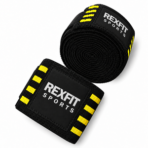Wholesale Strength Training <b>Knee</b> Wraps for Weightlifting Gym Powerlifting <b>Squats</b> Custom Logo Manufacturer - Product Image 2