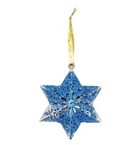 Adorno Colgante para Árbol de Navidad, Decoración para Chimenea de Sala de Estar, Ideal para Regalo, en Color Azul Brillante - Product Image 6