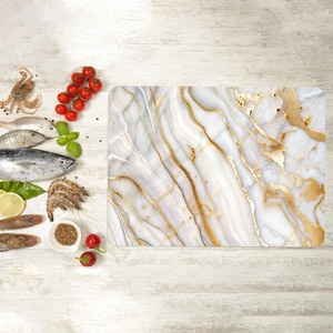 Planche à découper en marbre, plateau à fromage rond en marbre pour la cuisine, écologique - Product Image 4