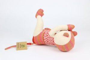 Truc Lam Ensemble ethnique thaïlandais en brocart fait main, trois singes, jouets en peluche de haute qualité pour enfants - Product Image 4