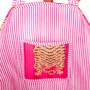 Sac fourre-tout multifonctionnel matelassé en coton biologique pour un style bohème, grand sac à bandoulière spacieux pour la plage, la gym, les voyages, décontracté, portable, printemps - Product Image 6