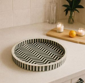 Fast Selling Design Resin Inlay Tray MDF Tray Decorative Tray Serving Tray for Kitchen and Events at very <b>low</b> selling Price - Product Image 2