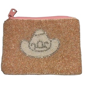 Handmade Gameday Beaded Coin Purse for Women Custom Team <b>Spirit</b> Zipper Pouch Sequined Decoration De - Product Image 1