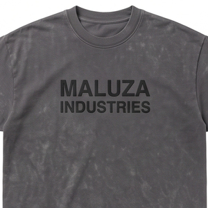 T-shirt Homme Coupe Boxy Ample 220g en Polyester 100% avec Impression Personnalisée sur le Devant, Bordure Contrastante, Lavage Rétro, Écologique et Grammage Lourd - Product Image 3