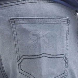 Pantalones de mezclilla para hombre de alta calidad, lavados, fabricados en fábrica, venta al por mayor, precio razonable - Product Image 6