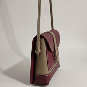 Sac à bandoulière en cuir véritable pour femme, artisanat exclusif en cuir, avec bandoulière |   Sac à main en cuir de luxe fait main, élégant et raffiné - Product Image 4