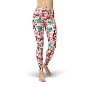 Leggings de fitness respirants pour femmes avec logo personnalisé, légers et extensibles, pour l'exercice et la mode décontractée - Product Image 3