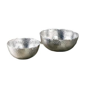 Nouveauté Bol en aluminium avec bords déchirés pour Offre Spéciale de service de salade de sauce aux fruits pour toutes les occasions de table en vente entière - Product Image 6