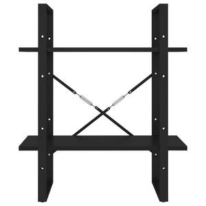 ตู้หนังสือขนาดกลางทำจากไม้เอ็นจิเนียร์สีดำ - Product Image 5