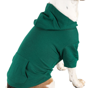 Fashion Dog Hoodies <b>Puppy</b> Outfits Matching Pet Mom Classic Modern Solid 100% Cotton Lightweight Fleece Comfortable Dog Hoodies - Product Image 2