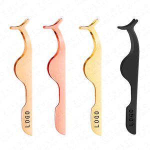 Pinzas Profesionales para Extensión de Pestañas OEM, Aplicador de Acero Inoxidable con Recubrimiento Multicolor, Kit de Herramientas para Pestañas de Marca Privada - Product Image 2